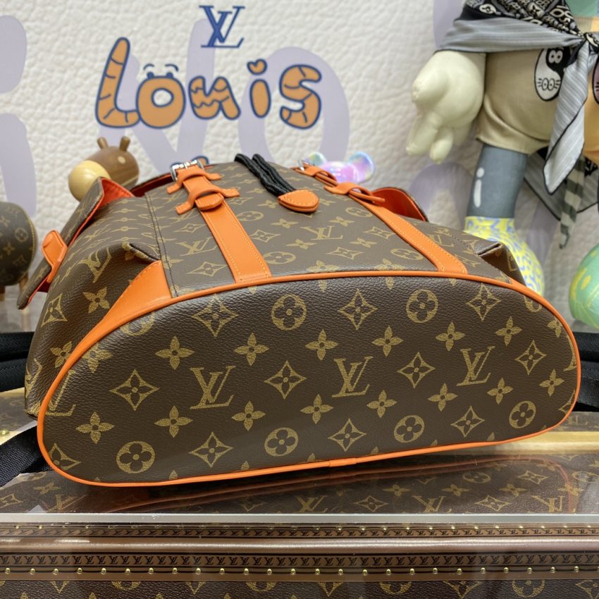 louis vuitton christopher backpack orange 5