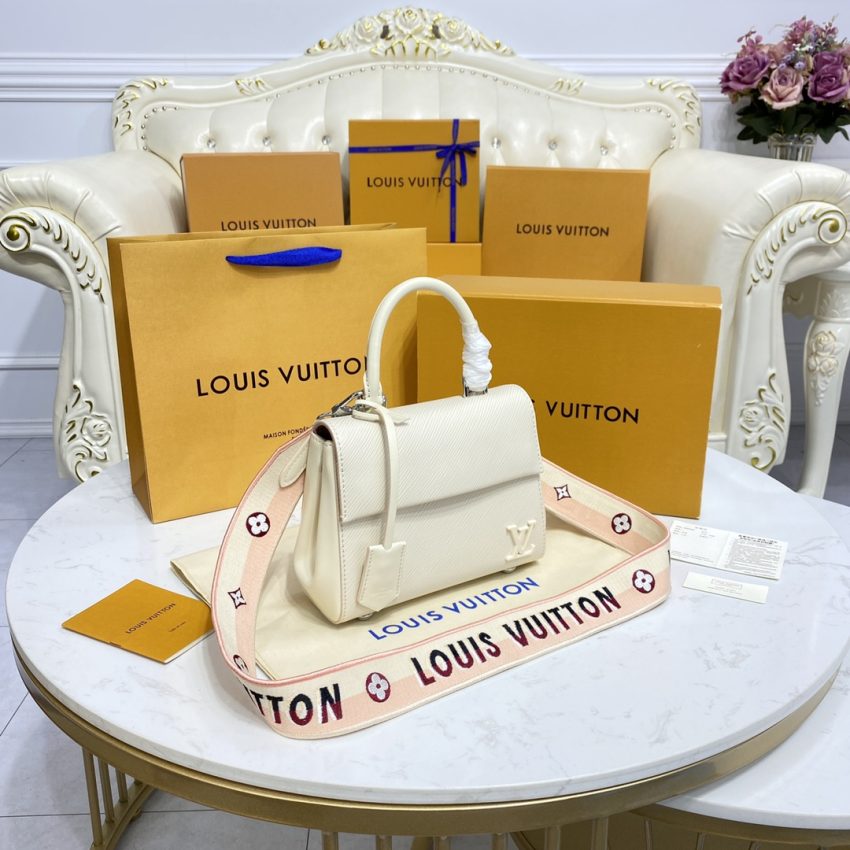 louis vuitton cluny mini beige 6