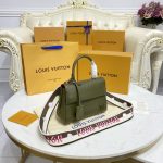louis vuitton cluny mini green 6