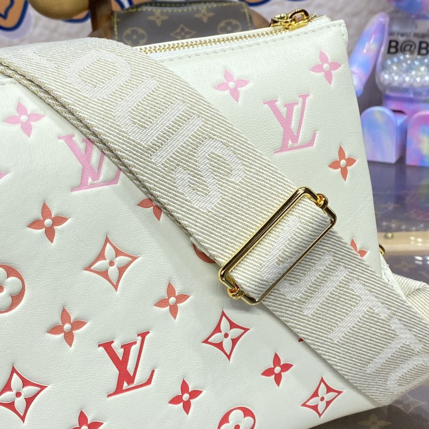 louis vuitton coussin white orange 10