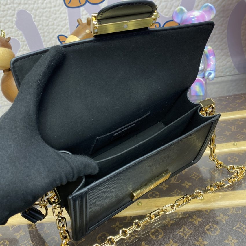 louis vuitton dauphine east west black 8