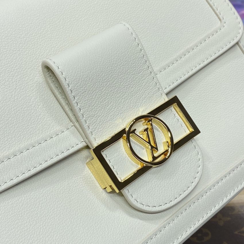 louis vuitton dauphine mm white 2