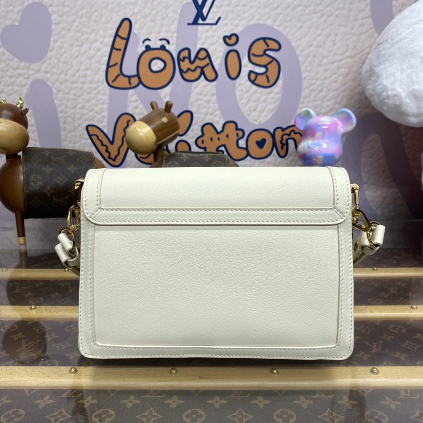 louis vuitton dauphine mm white 4