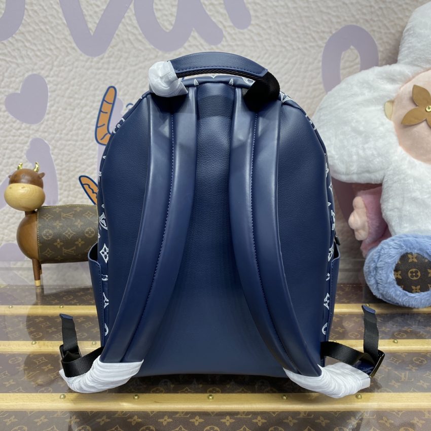 louis vuitton discovery backpack blue 4