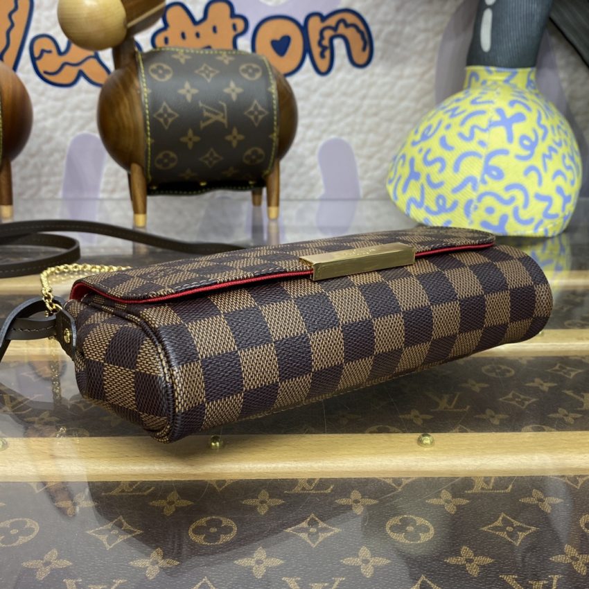 louis vuitton favorite brown grid 2