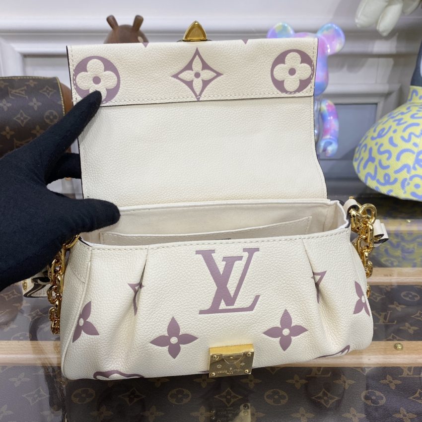 louis vuitton favorite purple white 7
