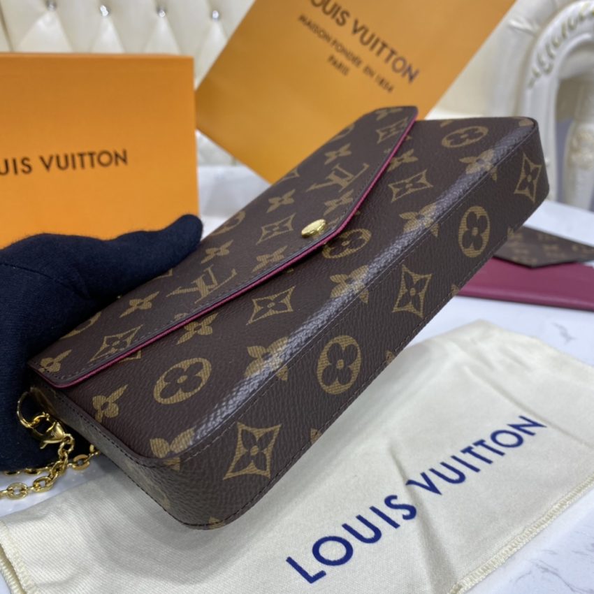 louis vuitton felicie pochette brown 4