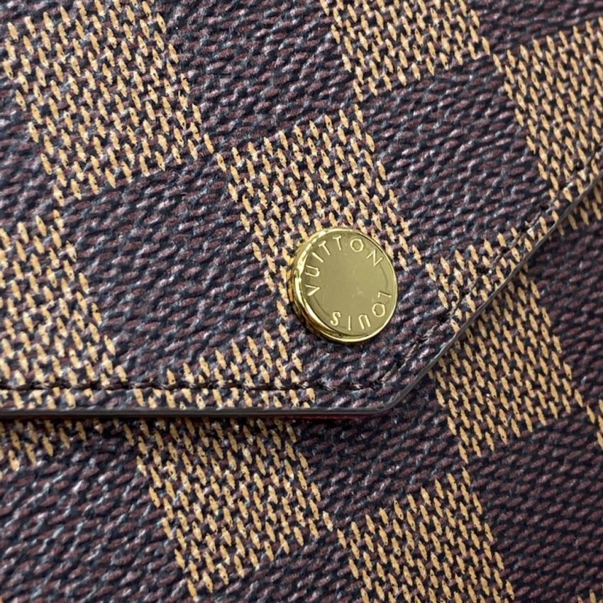louis vuitton felicie pochette brown grid 7