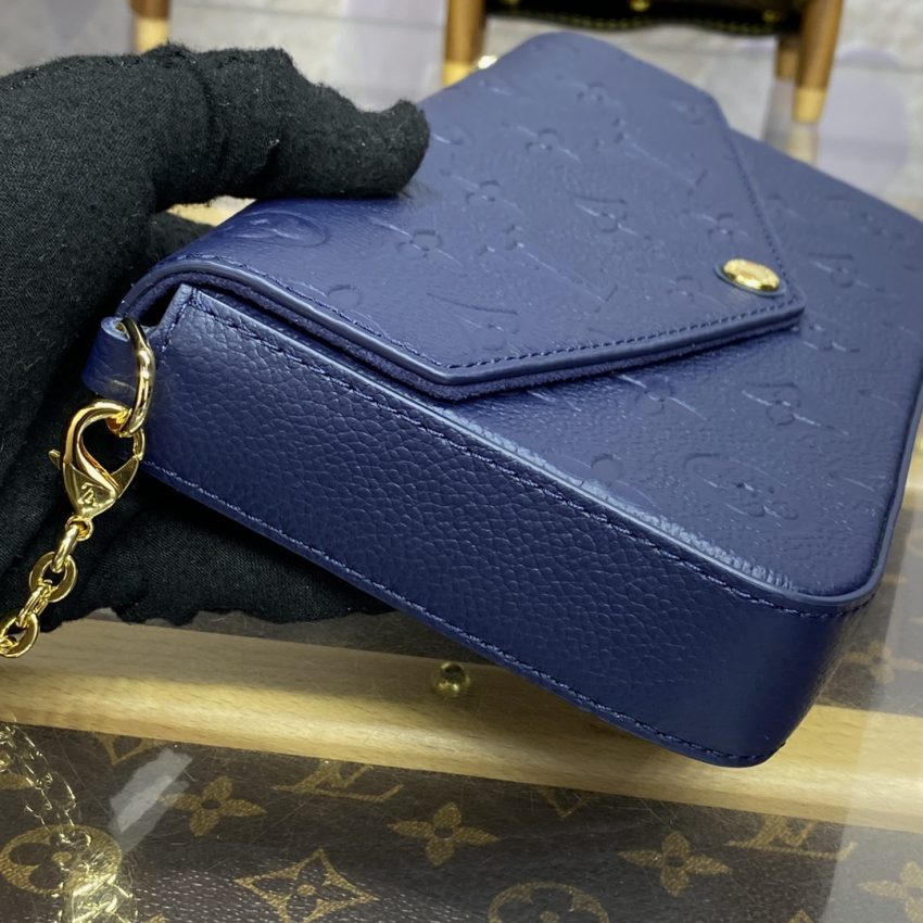 louis vuitton felicie pochette dark blue 6
