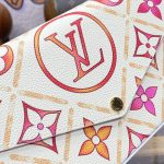 louis vuitton felicie pochette white orange flowers 3