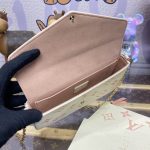 louis vuitton felicie pochette white pink 3