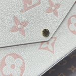 louis vuitton felicie pochette white pink 6