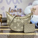 louis vuitton loop hobo beige 3
