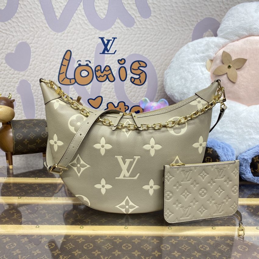louis vuitton loop hobo beige 3
