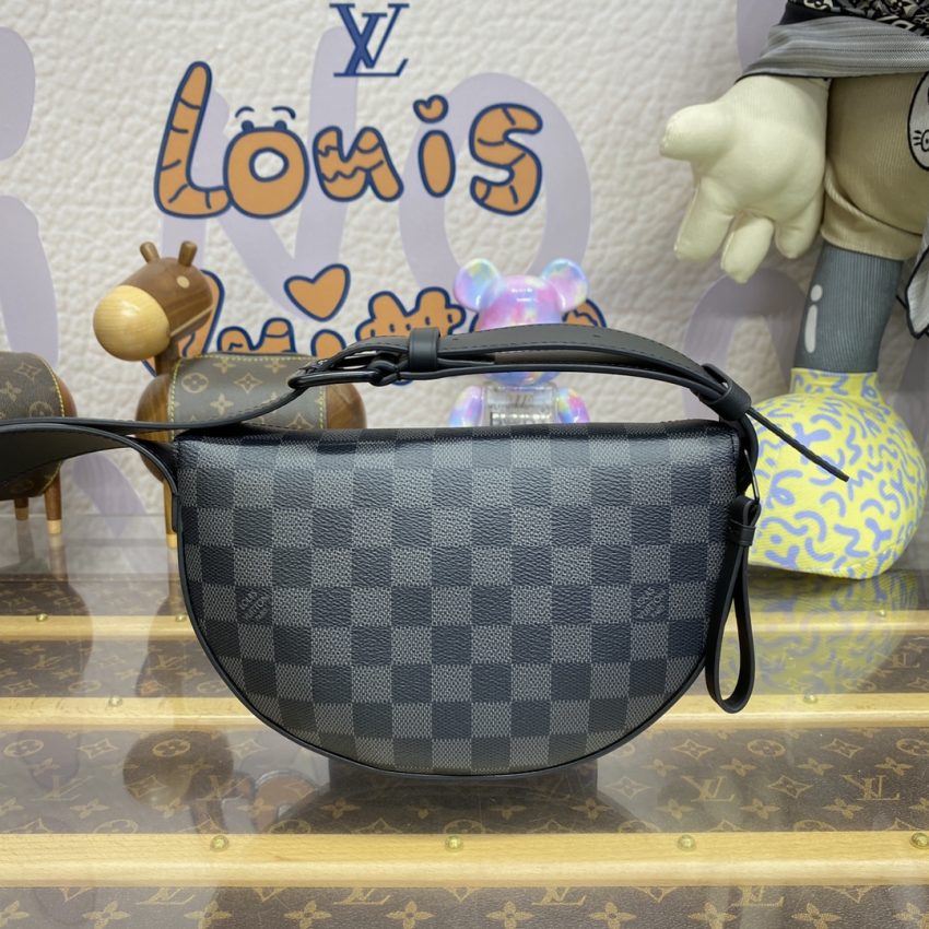 louis vuitton moon crossbody black grid 7