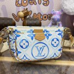 louis vuitton multi pochette accessoires white blue 8