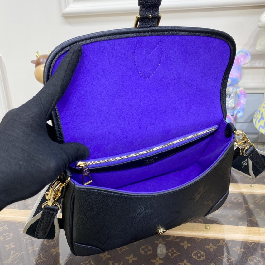 louis vuitton nano diane satchel black 3