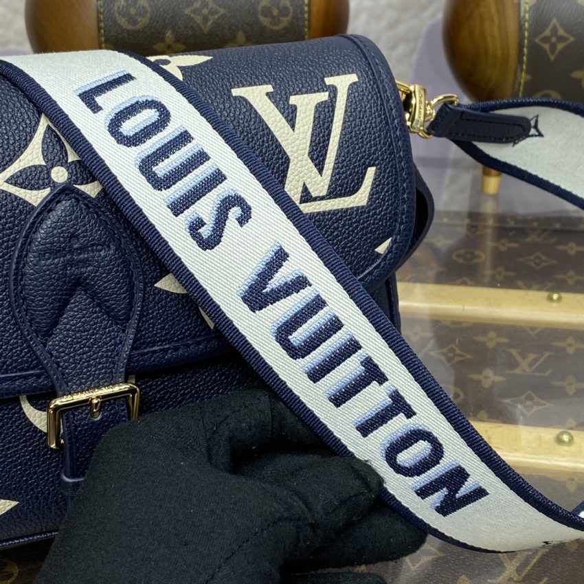louis vuitton nano diane satchel blue pink 2