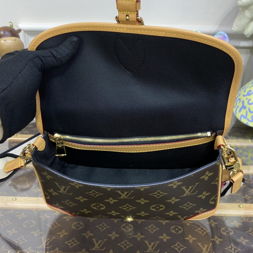 louis vuitton nano diane satchel brown 8