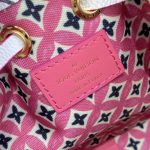 louis vuitton nano noe white pink 6