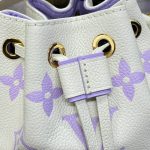 louis vuitton nano noe white purple 6
