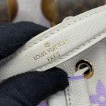 louis vuitton nano noe white purple 8
