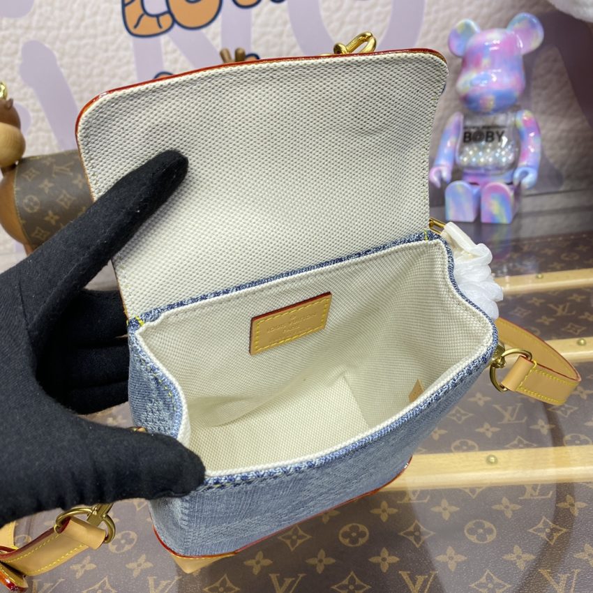 louis vuitton nano steamer denim 6