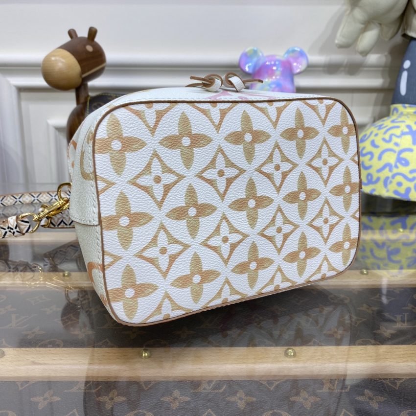 louis vuitton neonoe bb white apricot 3