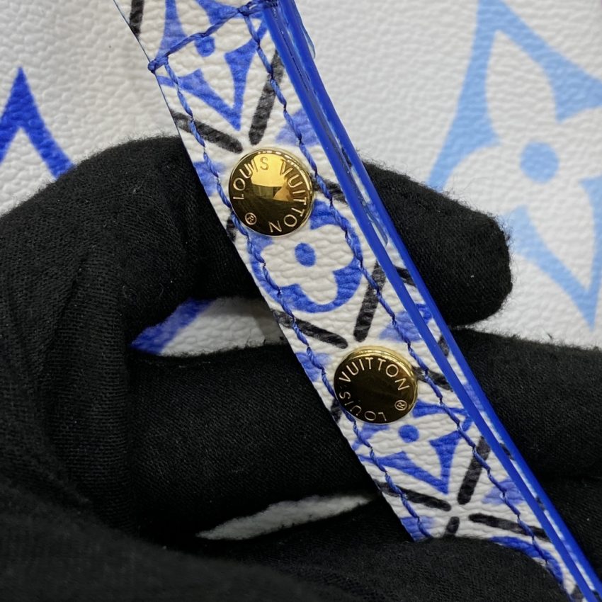 louis vuitton neonoe bb white blue 2