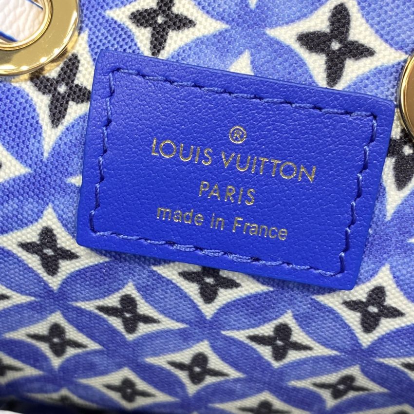 louis vuitton neonoe bb white blue 3