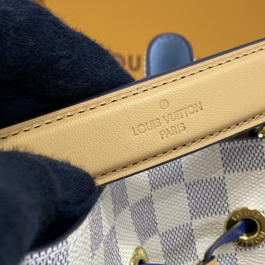 louis vuitton neonoe bb white grid 5