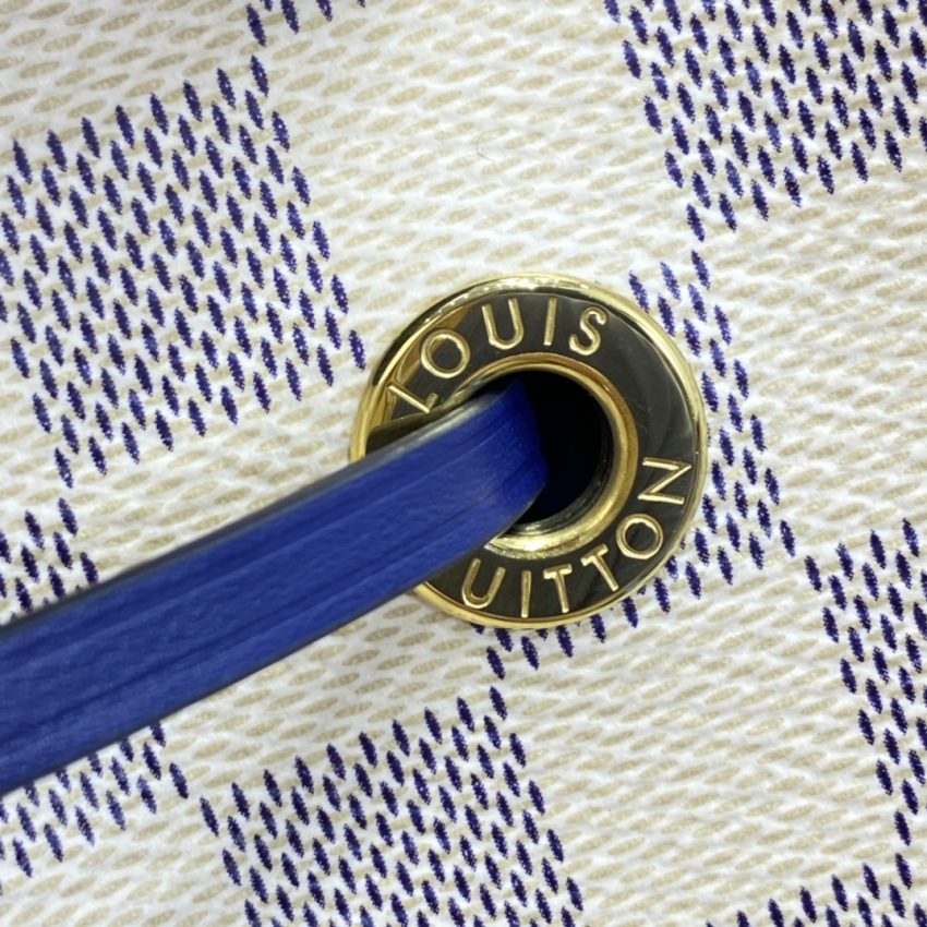 louis vuitton neonoe bb white grid 6
