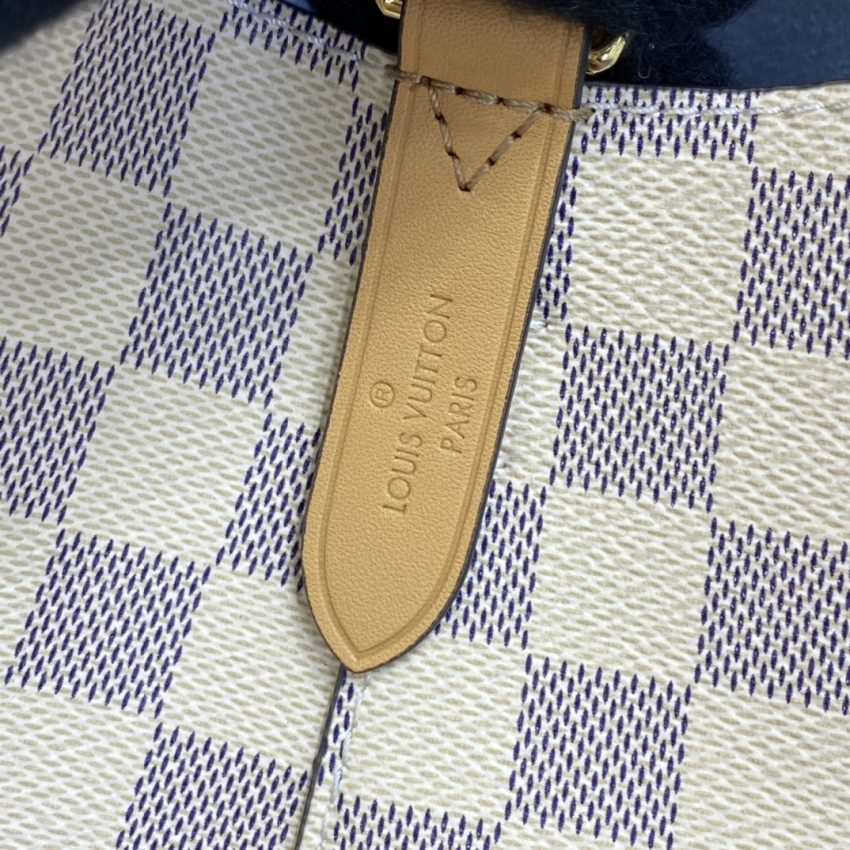 louis vuitton neonoe bb white grid 7