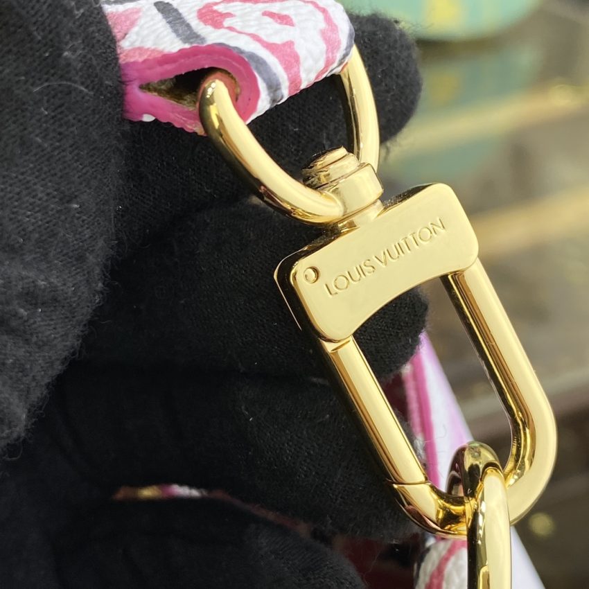 louis vuitton neonoe bb white pink 2