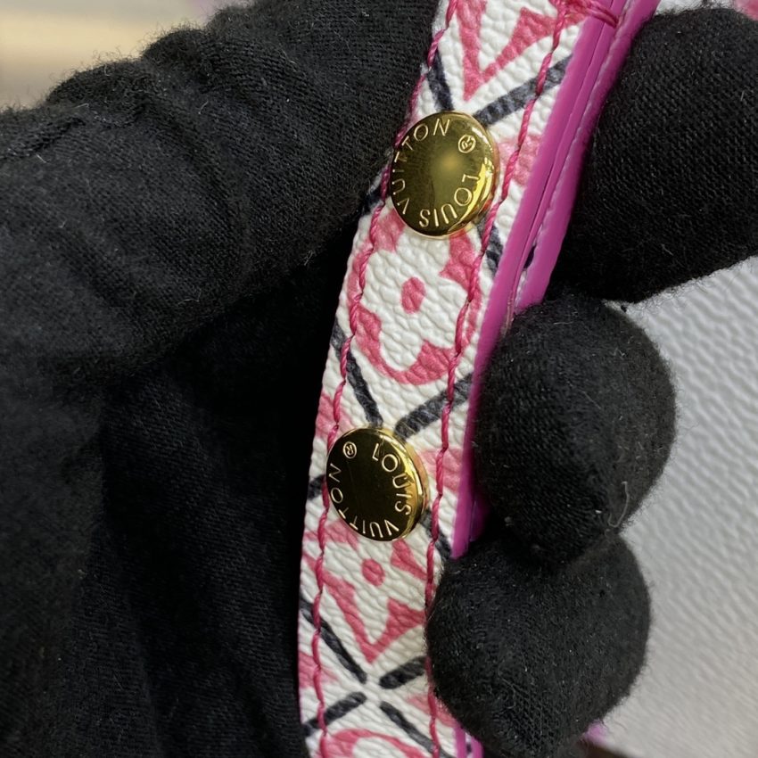 louis vuitton neonoe bb white pink 3