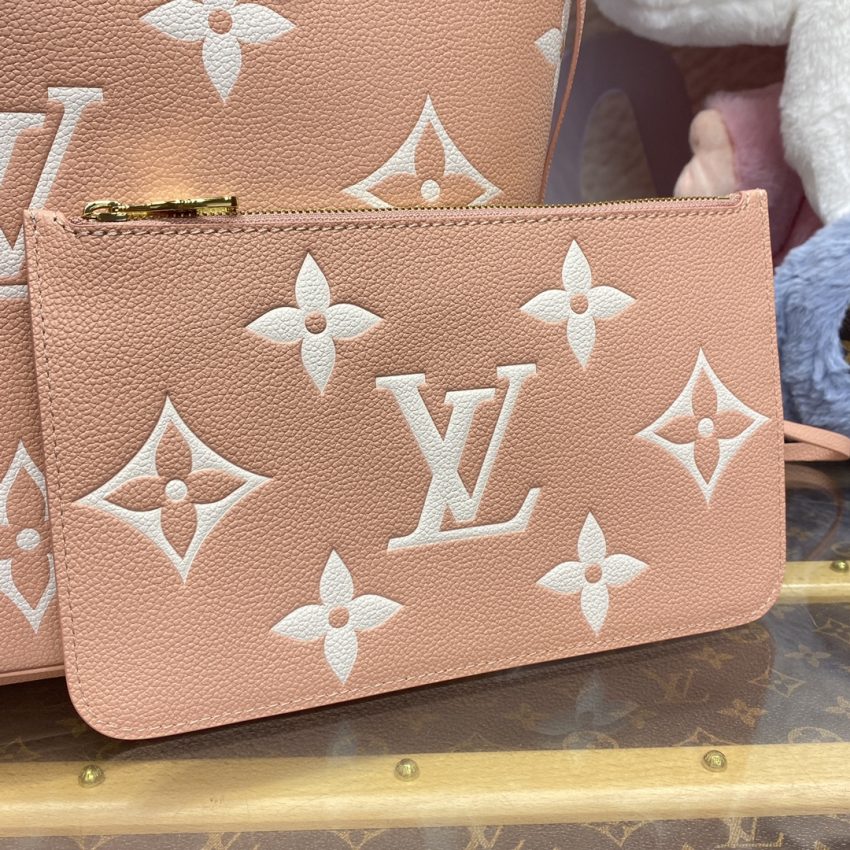 louis vuitton neverfull mm apricote 8