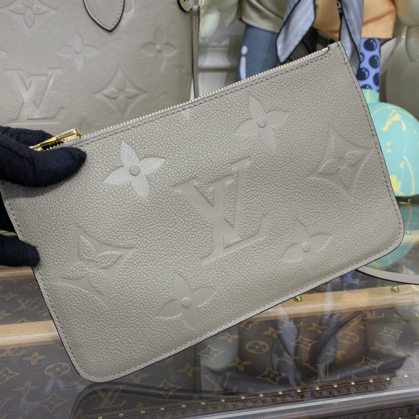 louis vuitton neverfull mm beige 5