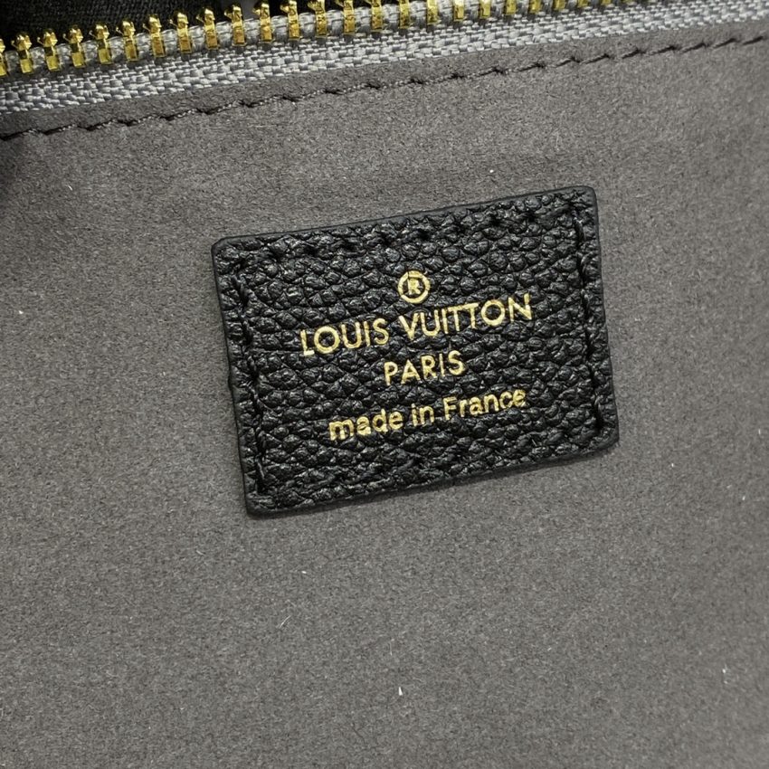 louis vuitton neverfull mm black pink 5
