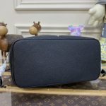 louis vuitton neverfull mm black pink 6