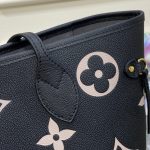 louis vuitton neverfull mm black pink 7