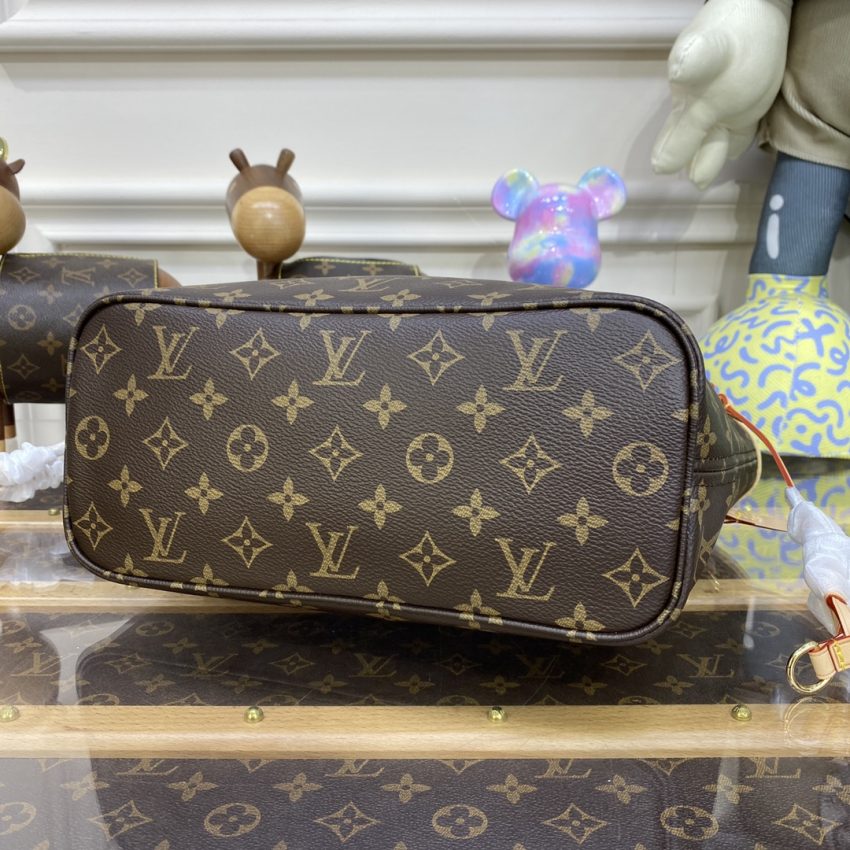 louis vuitton neverfull mm brown classic 4