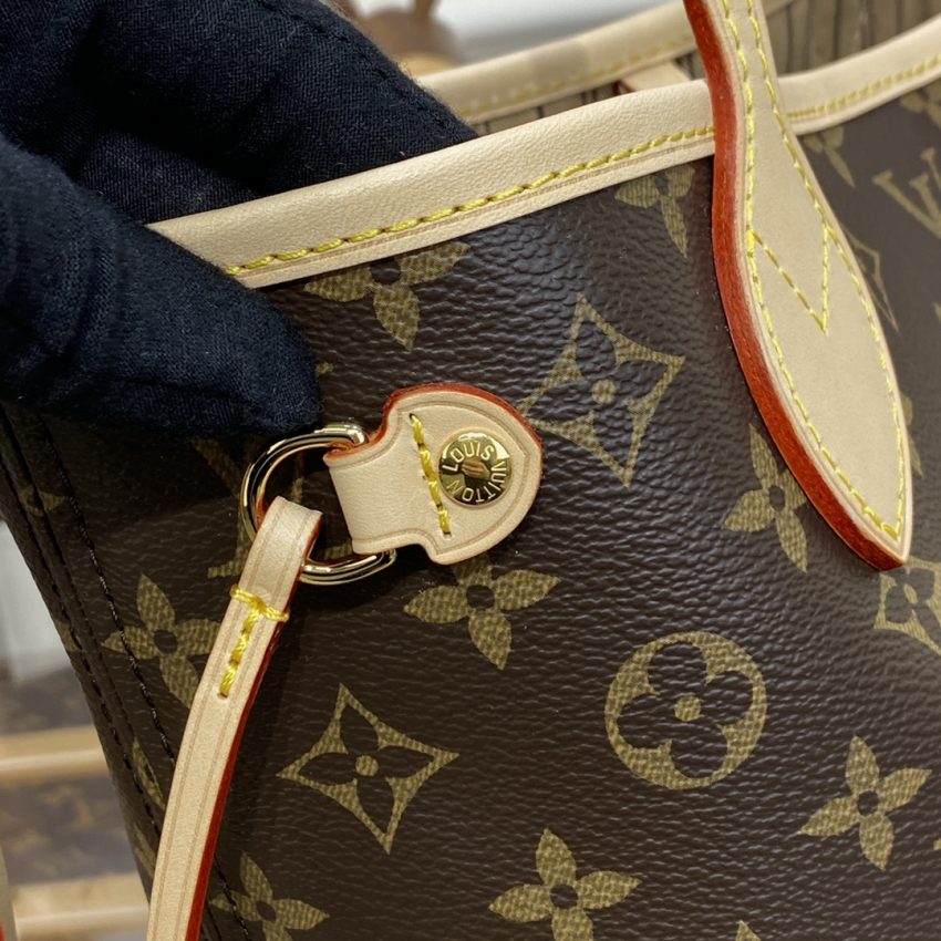 louis vuitton neverfull mm brown classic 7