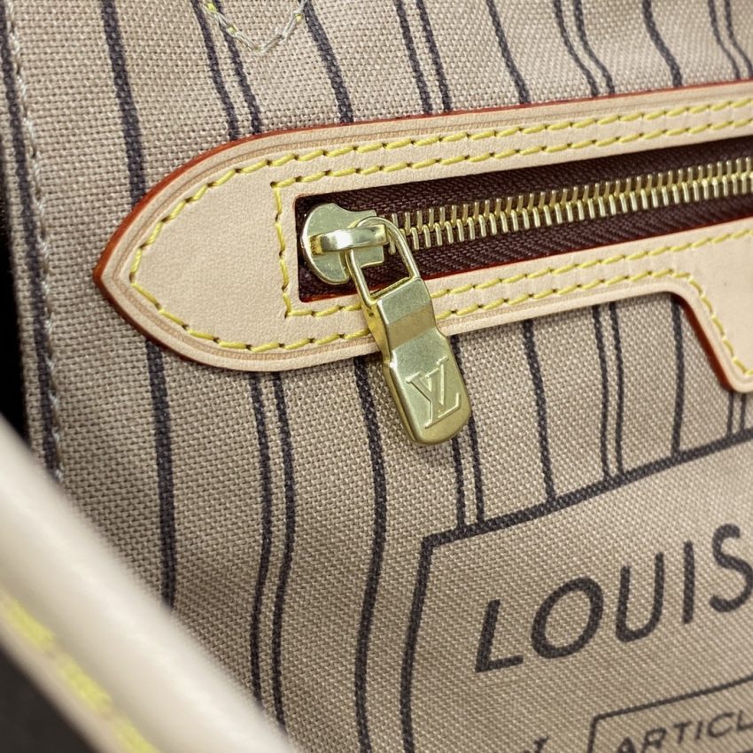 louis vuitton neverfull mm brown classic 8