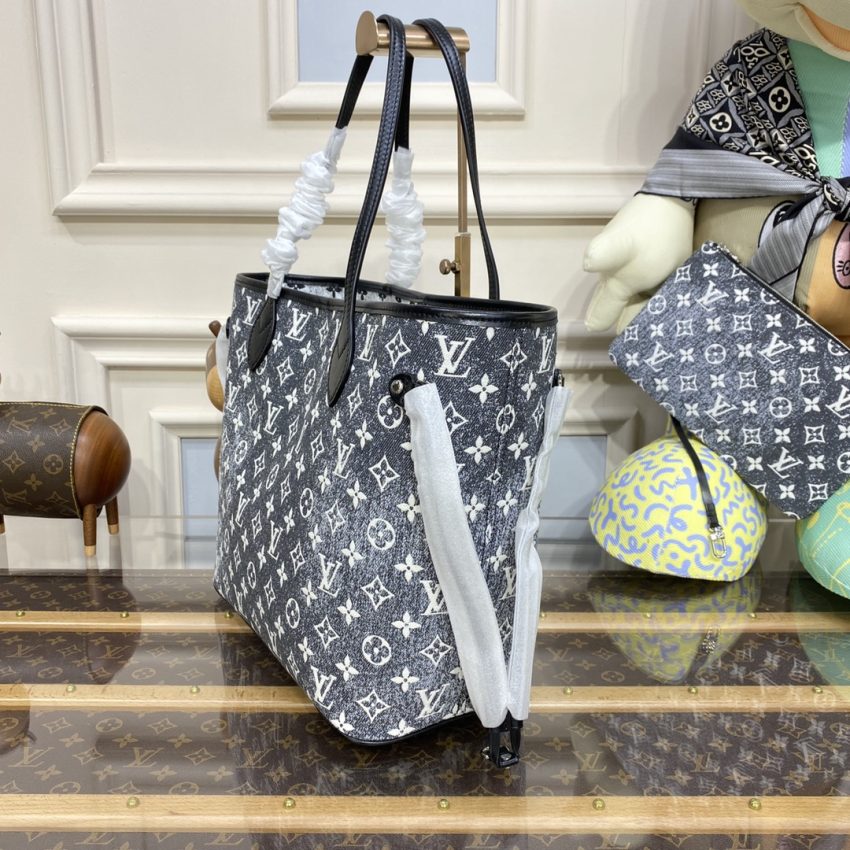 louis vuitton neverfull mm denim 3