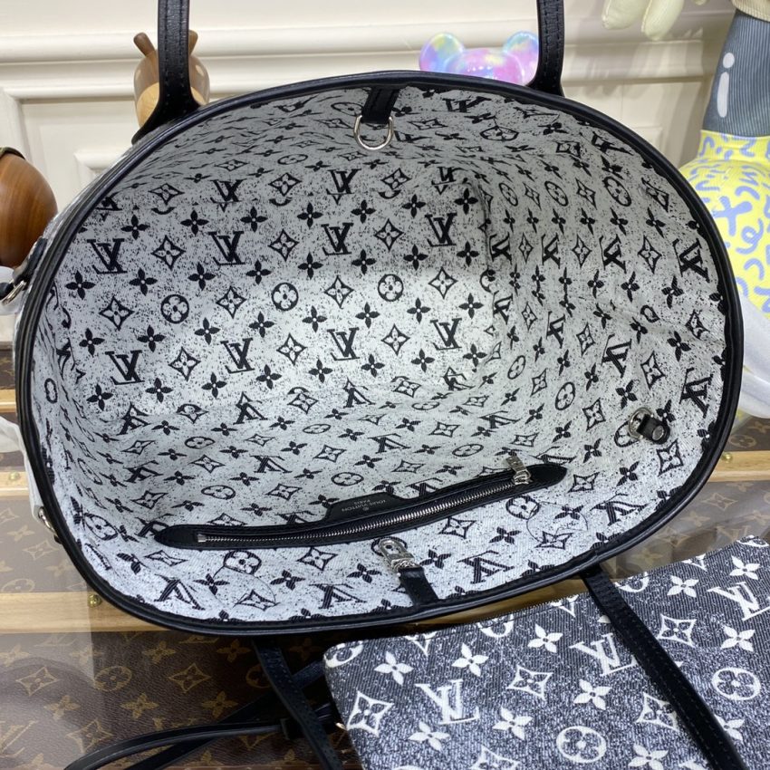 louis vuitton neverfull mm denim 6