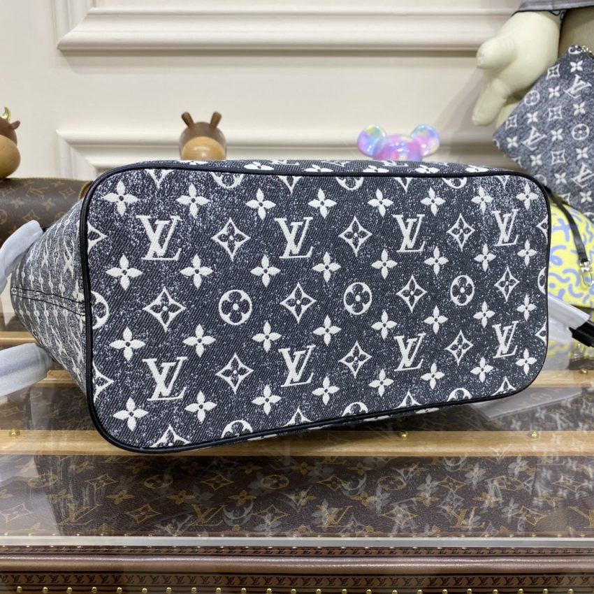 louis vuitton neverfull mm denim 9