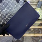 louis vuitton neverfull mm denim blue 2