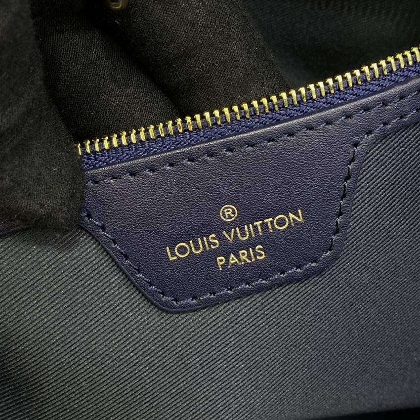 louis vuitton neverfull mm denim blue 3
