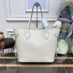 louis vuitton neverfull mm full beige 9