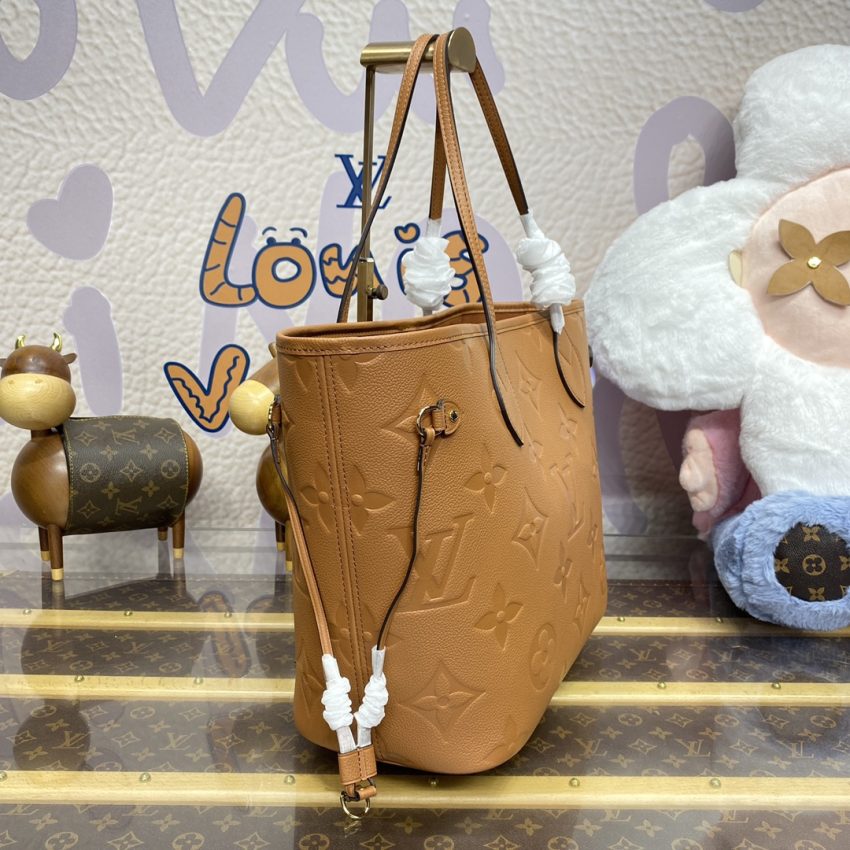 louis vuitton neverfull mm full brown 2